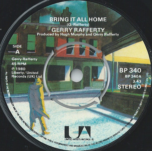 Gerry Rafferty : Bring It All Home (7", Single)