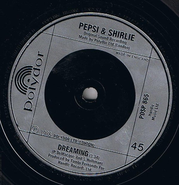 Pepsi & Shirlie : Goodbye Stranger (7", Single, Sol)