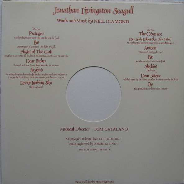Neil Diamond : Jonathan Livingston Seagull (Original Motion Picture Sound Track) (LP, Album)
