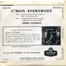 Eddie Cochran : C'mon Everybody (7", EP, RE)