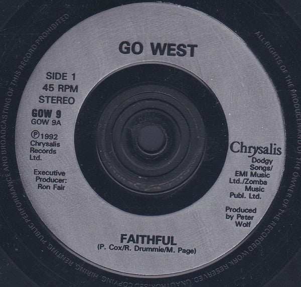 Go West : Faithful (7", Single)