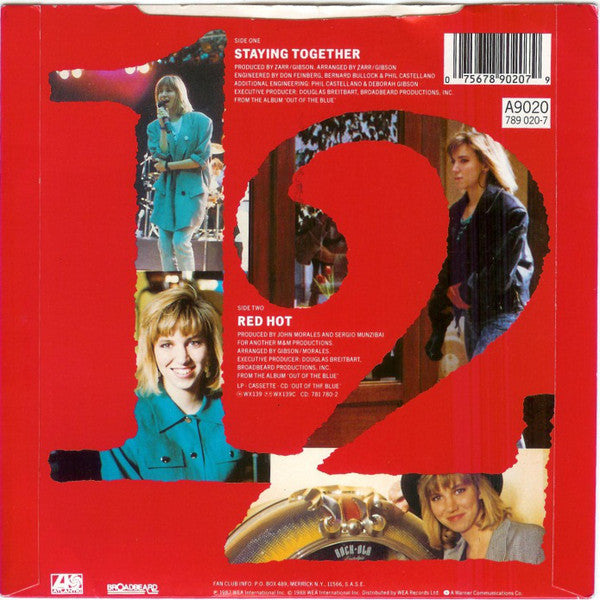 Debbie Gibson : Staying Together (7", Single)