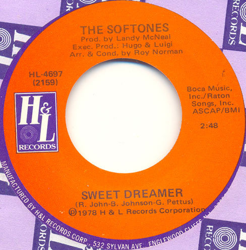 The Softones : Sweet Dreamer (7", Single)