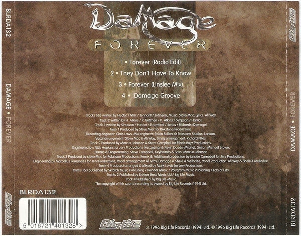 Damage : Forever (CD, Single, CD1)