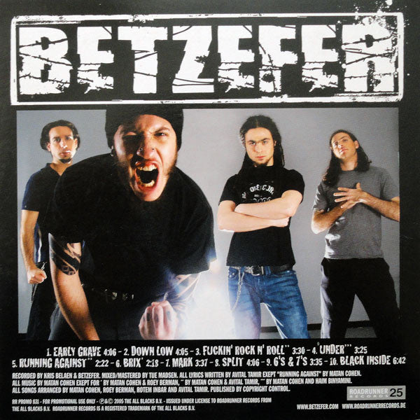 Betzefer : Down Low (CD, Album, Promo)