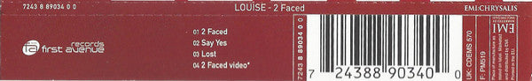 Louise : 2 Faced (CD, Single, Enh, CD1)