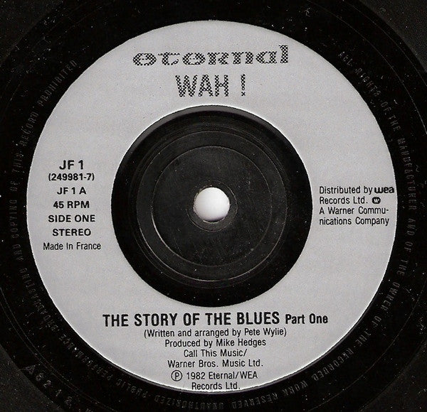 Wah! : The Story Of The Blues (7", Single, Sil)