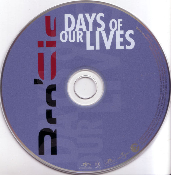 Bro'Sis : Days Of Our Lives (CD, Album, Copy Prot., Dis)