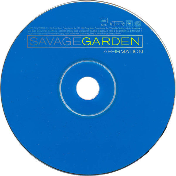Savage Garden : Affirmation (CD, Album)