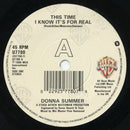 Donna Summer : This Time I Know It's For Real (7", Single, Dam)
