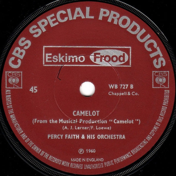 Ray Conniff & His Orchestra & Singers / Percy Faith & His Orchestra : Doctor Zhivago / Camelot (7")