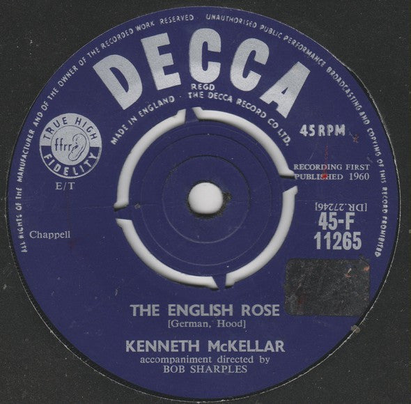 Kenneth McKellar : The English Rose (7")