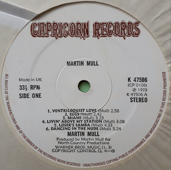 Martin Mull : Martin Mull (LP, Album)