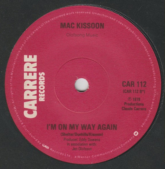 Mac Kissoon : Lavender Blue (7", Single)