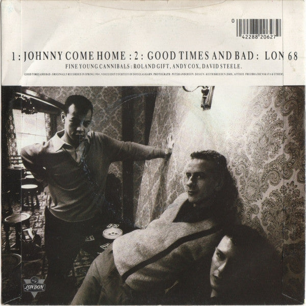 Fine Young Cannibals : Johnny Come Home (7", Single, Sil)