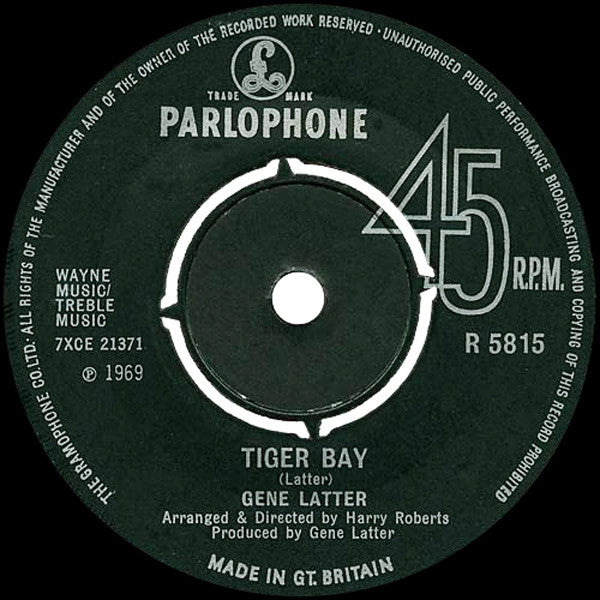 Gene Latter : Tiger Bay (7", Single)