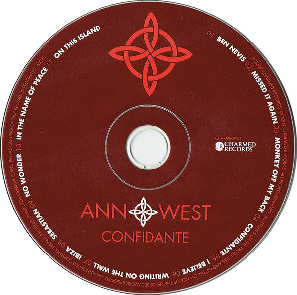 Ann West : Confidante (CD, Album)