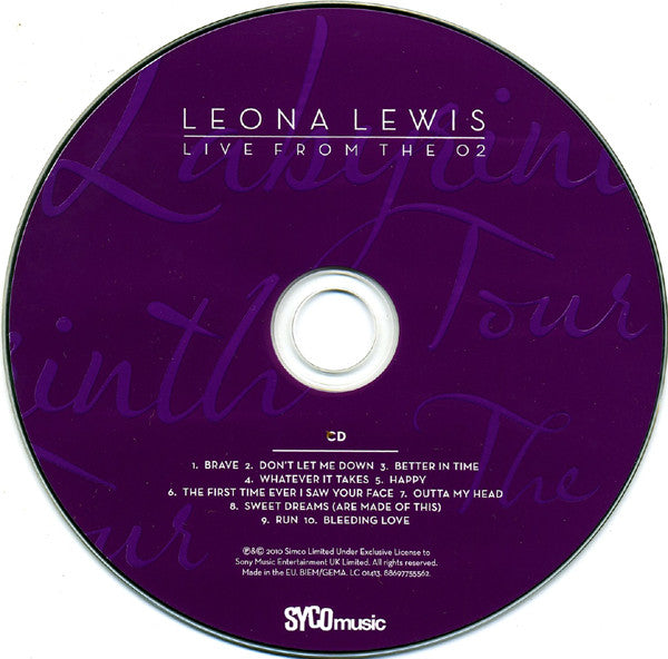 Leona Lewis : The Labyrinth Tour (Live From The O2) (DVD-V, NTSC + CD, Album)