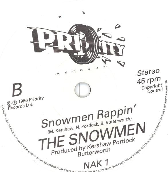 The Snowmen (2) : Nik Nak Paddy Wak (7", Single)