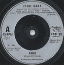 Irene Cara : Fame (7", Single)