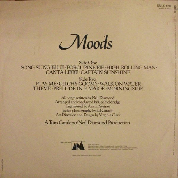 Neil Diamond : Moods (LP, Album)