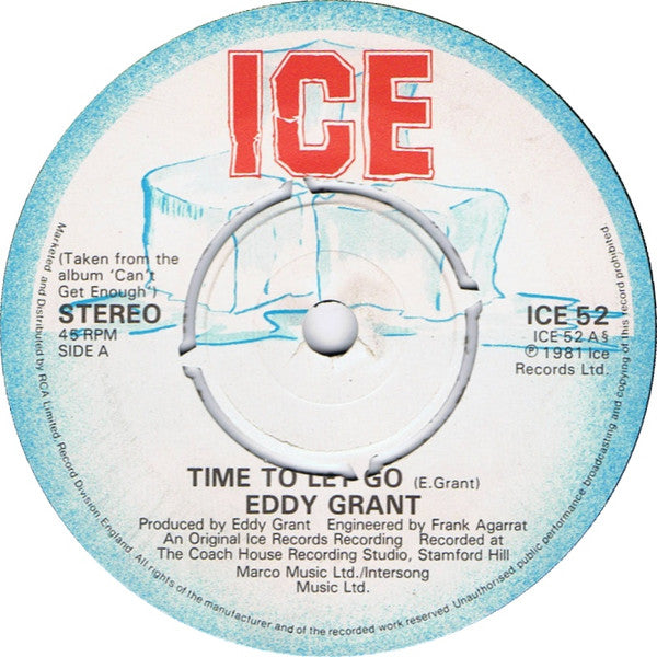 Eddy Grant : Time To Let Go (7", Single)