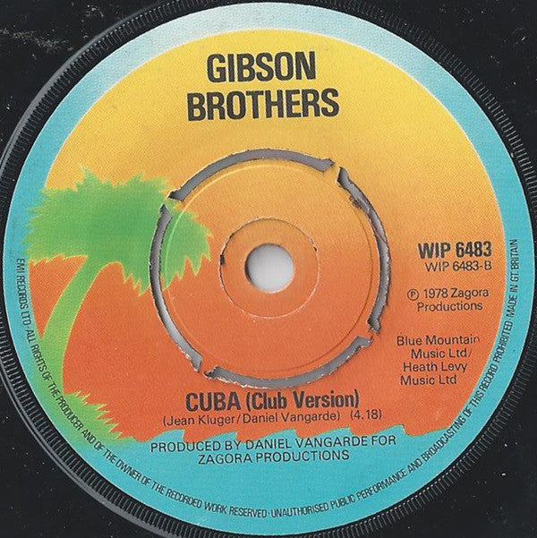 Gibson Brothers : Cuba (7", 4 p)
