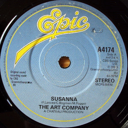 The Art Company : Susanna (7", Single, Pap)