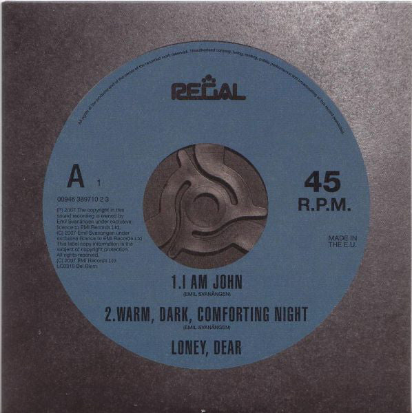 Loney, Dear : I Am John (CD, Single, Promo)