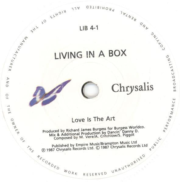 Living In A Box : Love Is The Art (7", Single)