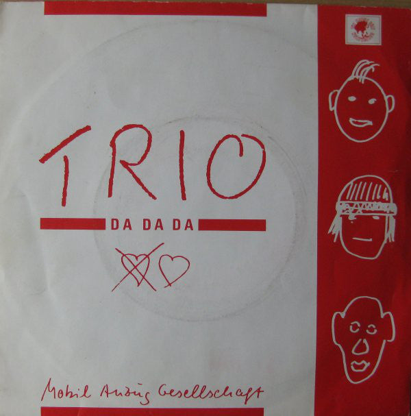 Trio : Da Da Da (7", Single, Red)