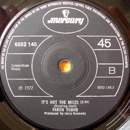 Faron Young : It's Four In The Morning (7", Single, Pap)