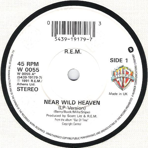R.E.M. : Near Wild Heaven (7", Single)