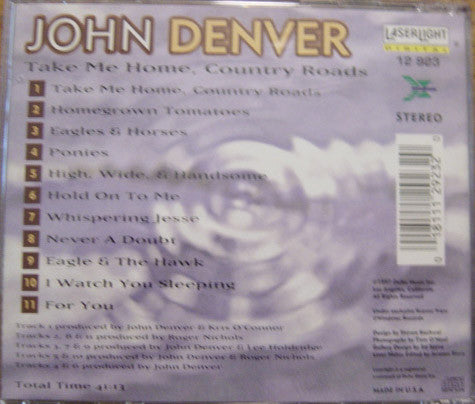 John Denver : Take Me Home, Country Roads (CD, Comp)