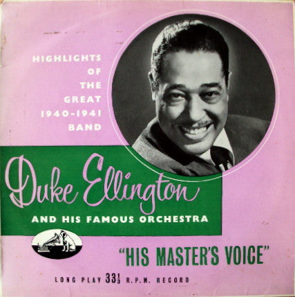 Duke Ellington And His Orchestra : Ellington Highlights 1940 (Highlights Of The Great 1940-1941 Band) (10", Comp)