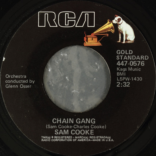 Sam Cooke : Chain Gang / Cupid (7", RE, Styrene, Ind)