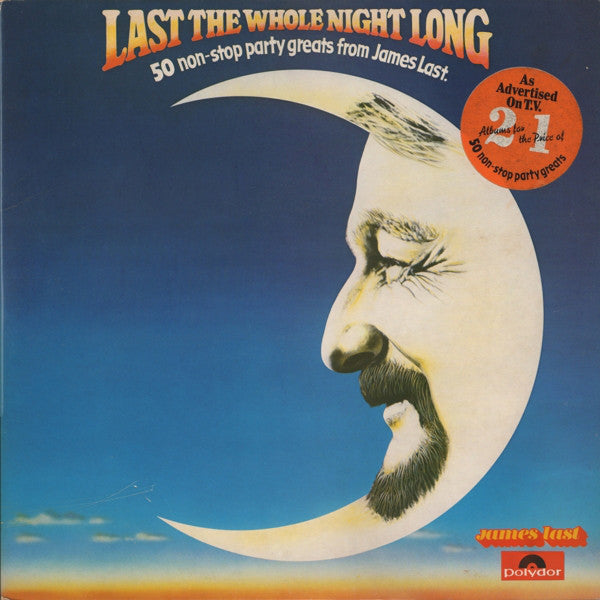 James Last : Last The Whole Night Long: 50 Non-Stop Party Greats From James Last. (2xLP, Comp, RM)