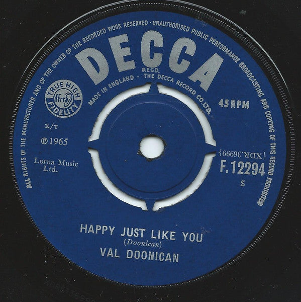 Val Doonican : Just To Satisfy You (7", Single)