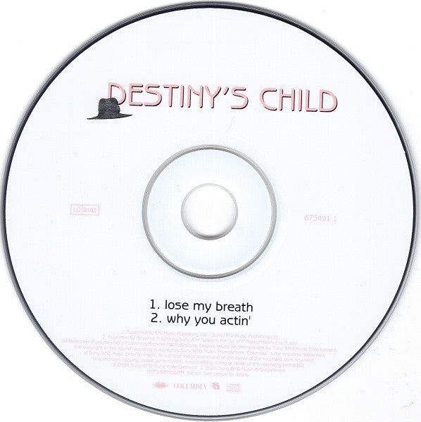 Destiny's Child : Lose My Breath (CD, Single)