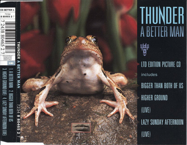 Thunder (3) : A Better Man (CD, Single, Ltd)