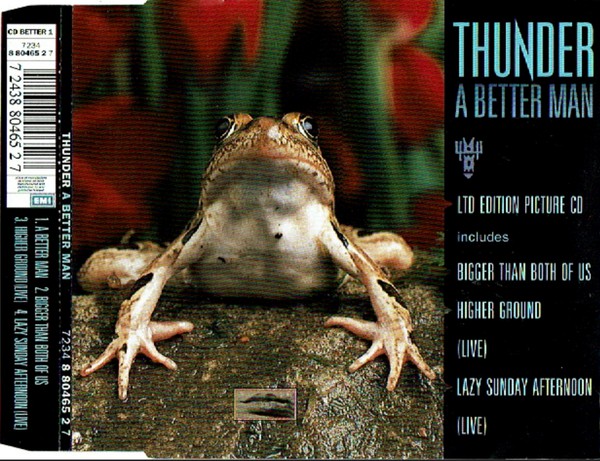 Thunder (3) : A Better Man (CD, Single, Ltd)