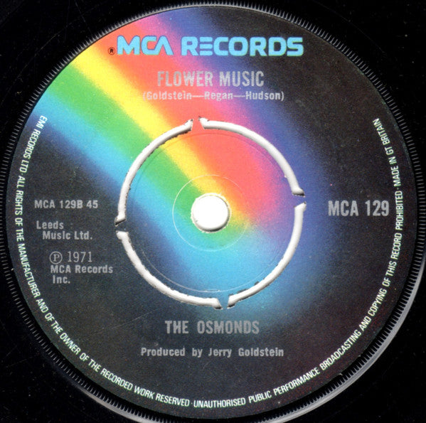 The Osmonds : I Can't Stop (7", Single)