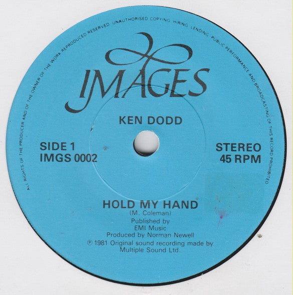 Ken Dodd : Hold My Hand (7", Single)