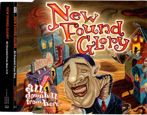 New Found Glory : All Downhill From Here (CD, Single, Promo)