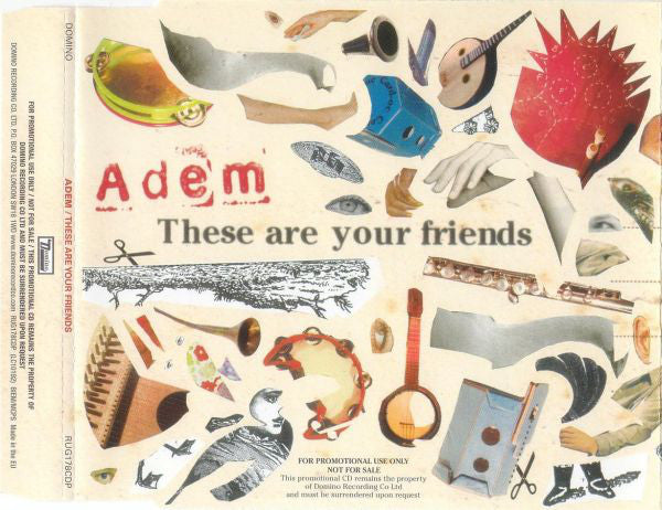 Adem (2) : These Are Your Friends (CD, Single, Promo)