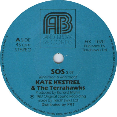 Kate Kestrel (2) : SOS (7", Single)