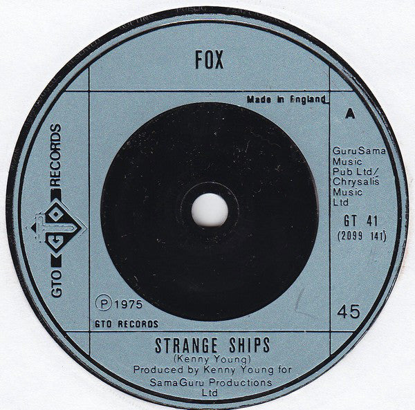 Fox (3) : Strange Ships (7", Single)