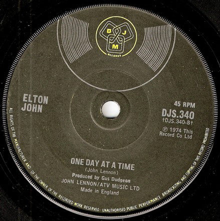 Elton John : Lucy In The Sky With Diamonds (7", Single, Sol)
