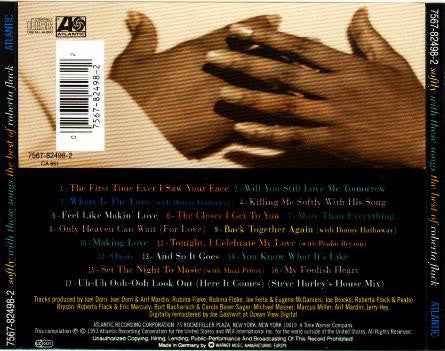 Roberta Flack : Softly With These Songs - The Best Of Roberta Flack (CD, Comp, RE, RM)