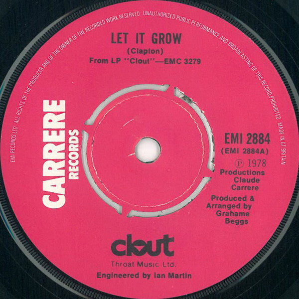 Clout : Let It Grow (7", Single)